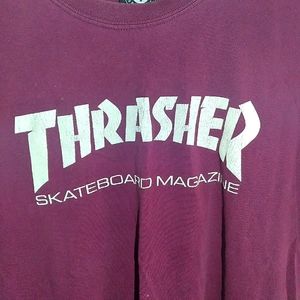 Large Maroon Thrasher t shirt